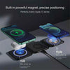 3-in-1 Wireless Charging Pad – شاحن لاسلكي 3 في 1 للهاتف والساعات وسماعات البلوتوث